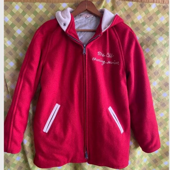 Vintage School Jacket, Cheerleading Advisor, Faculty Jacket, Letterman Jacket 40 - Picture 1 of 8